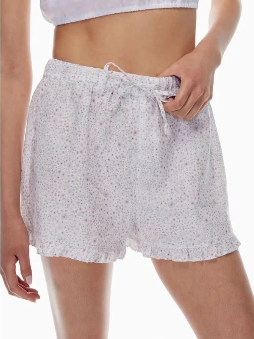 Floral Linen Shorts